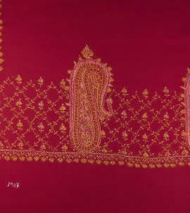 カシミール手針刺繍ストール
