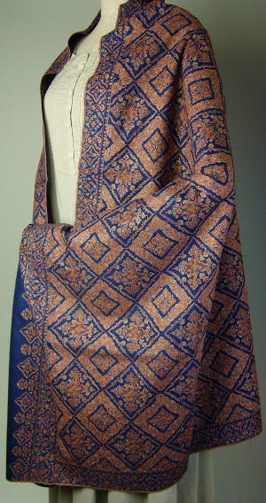 超高級カシミール刺繍ショール（ジャマワール）