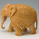 木彫りの象さん・コーン1（3インチ）