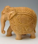 木彫りの象さん・コーン（4インチ）