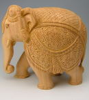 木彫りの象さん・ファイン（5インチ）