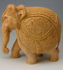 木彫りの象さん・コーン（5インチ）