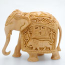 木彫りの象さん・ファイン（4インチ）